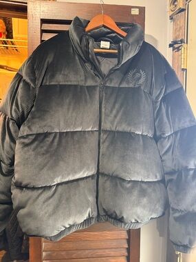 PINK Victoria's Secret Black Quilted Jacket